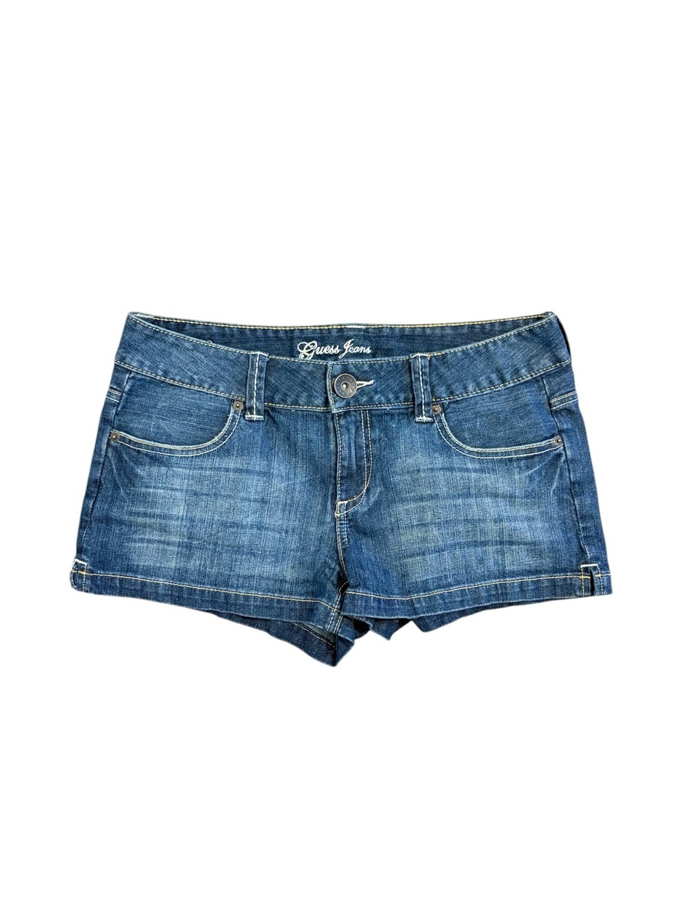 Guess Jeans mid/low rise denim booty shorts